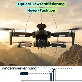 casativo C0 Faltbarer RC-WLAN-Quadrocopter mit HD-Kamera und Zusatz-Akku