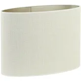 Light & Living SAVERNA Lampenschirm oval 30,0x15,0x25,0 cm weiß