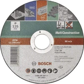 Bosch Accessories ACS 60 V BF 2609256307 Trennscheibe gerade 125mm Metall, Stein, Beton