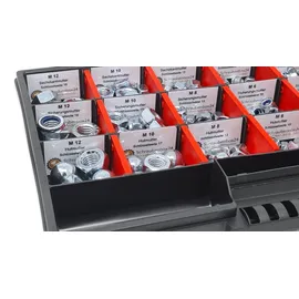 Schraubenbox24 Muttern Sortiment M4-M5-M6-M8-M10-M12 554 tlg. Schraubenbox