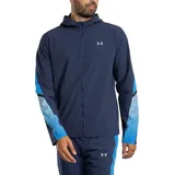Under Armour Velociti Storm Kapuzenjacke, Blau XL - Blau / XL