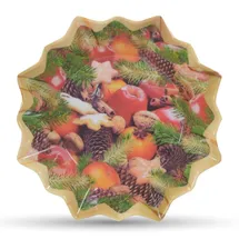Riffelmacher Teller Stern, Apfel, Zapfen, Kekse Ø 17 cm