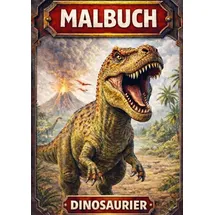 Brave New Books Malbuch, Dinosaurier