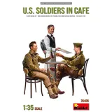 MiniArt MODELS 550035406 1:35 US-Soldaten im Caféhaus