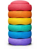 Stapelstein Stapelstein® Original Grow rainbow classic 6er-Set