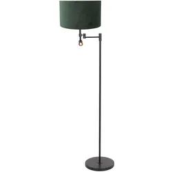 Stehlampe Standleuchte Wohnzimmerleuchte Leselampe Metall verstellbar Grün