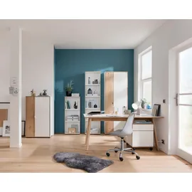vogl möbelfabrik Büromöbel-Set VOGL MÖBELFABRIK "Trelle", weiß, Holzwerkstoff, Arbeitsmöbel-Sets, Büromöbel-Set