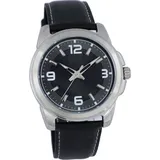 Miraval Moderne Design Herrenarmbanduhr mit Lederarmband 43 mm Quarzuhwerk