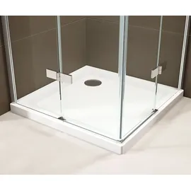 Bernstein Eckdusche mit Drehtür Eckeinstieg Dusche EX809 - Nano ESG-Sicherheitsglas - 90 x 90 x 195 cm