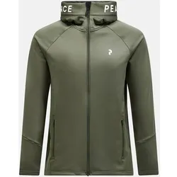 PEAK PERFORMANCE Herren Kapuzensweat M Rider Zip, PINE NEEDLE/PINE NEEDLE/, L