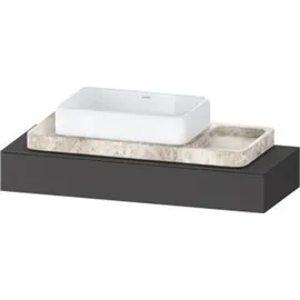 Duravit Qatego Konsole 1200x480x170 mm - Graphit Matt