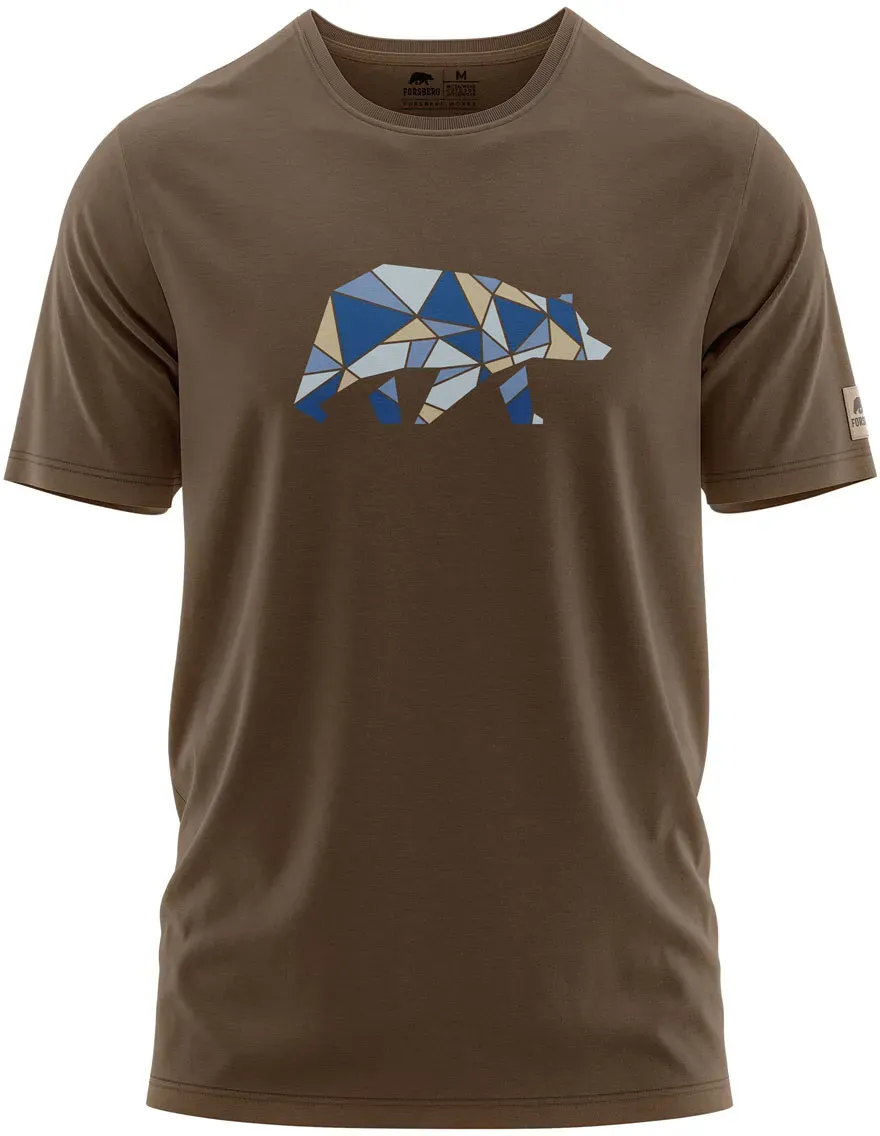 FORSBERG Espenson T-Shirt mit Brustlogo