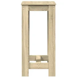 vidaXL Bartisch Sonoma-Eiche 51x50x103,5 cm Holzwerkstoff