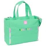 Safta BENETTON MINT Laptoptasche 35,6 cm (14,1 Zoll), mit Tasche, Rucksack, ideal für Kinder verschiedener Altersgruppen, bequem und vielseitig, Qualität und Widerstandsfähigkeit, 54 x 17 x 31 cm,