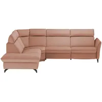 himolla Ecksofa  1926 ¦ rosa/pink ¦ Maße (cm): B: 245 H: 92 T: 278