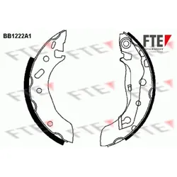 Bremsbackensatz FTE 9100046 für Ford Escort VI Turnier Fiesta IV KA