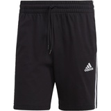 adidas Herren Essentials 3-Stripes Shorts, Black/White, XL