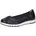 Damen Ballerinas flach Blau Ocean Nappa 41