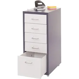 MCW Preston Rollcontainer 69 x 28 x 41 cm dunkelgrau