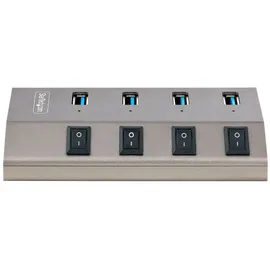 Startech 4-Port USB-C Hub 5Gbps mit Schaltern, EU (5G4AIBS-USB-HUB-EU)