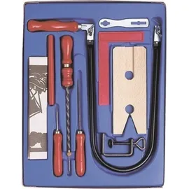 Pebaro Laubsäge-Set im Tragegriff-Karton, 15 Teile,