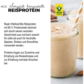 Raab Vitalfood Reisprotein 80% Pulver 400 g