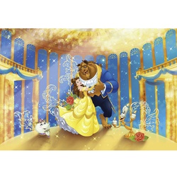 KOMAR Papiertapete »Beauty and the Beast«, Breite 368 cm - bunt
