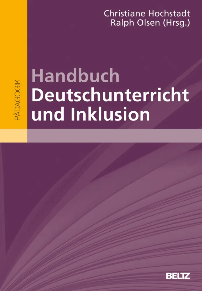 Handbuch Deutschunterricht Und Inklusion  Gebunden