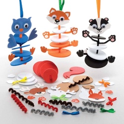 Waldtier Stapel-Sets (pro Set 6) Bastelaktivitäten zu Weihnachten