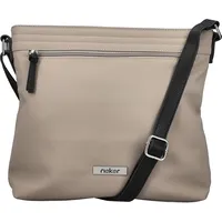 Rieker Damen H1526 Umhängetasche, Beige - S