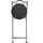 Beliani Bistro Set klappbar AGGIUS Metall Schwarz