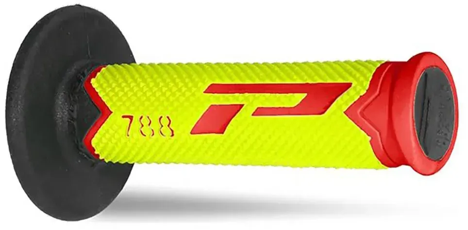 Progrip Triple Density Offroad 788 Griffe - Red / Fluo Yellow / Black - One Size
