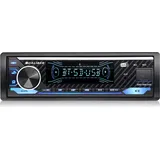 Caliber Autoradio mit Bluetooth - DAB - DAB+ - Autoradio mit USB, SD, AUX, FM - 1 DIN - Freisprechen - USB-Ladeanschluss - 4 x 100 Watt (RMD058DAB)