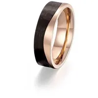 Adam & Eve Trauring Carbon/Titan - Eheringe, Partnerringe "AEC51M" ohne Zirkonia grau 68