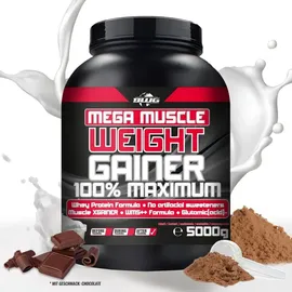 Body World Group Mega Muscle Weight Gainer Chocolate Pulver 5000 g