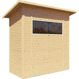 BERTILO Gartenhaus Pent Modern 1 2,52 x 1,37 m Beige