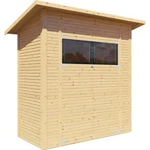 BERTILO Gartenhaus Pent Modern 1 2,52 x 1,37 m Beige