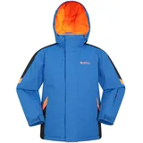 Mountain Warehouse Raptor warme Winterjacke für Kinder - wasserdichter Parka für Jungen und Mädchen, für extreme Kälte und Schnee, Ski-Jacke mit Taschen Kobalt Kinder 140 EU (9-10 Jahre) - 9-10 Jahre