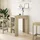 vidaXL Bartisch mit Regal 95 x 47 x 103,5 cm Braun