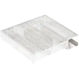 vidaXL Kaltrauchgenerator 21 cm Edelstahl weiß