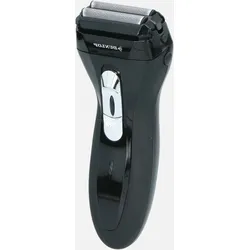 Rasierer mit Schnurrbart und Barttrimmer - schwarz