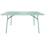 vente-unique Gartentisch 200 x 75 x 100 cm Mandelgrün