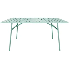 vente-unique Gartentisch 200 x 75 x 100 cm Mandelgrün