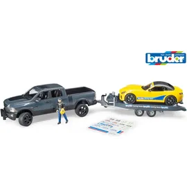 Bruder 02504 RAM 2500 Power Wagon und Bruder Roadster Racing Team