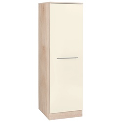 Seitenschrank WIHO KÜCHEN „Flexi2“ Schränke Gr. B/H/T: 50 cm x 165 cm x 57 cm, front: magolia, korpus: sonoma eiche Seitenschrank