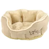 dehner lieblinge Kuschelbett Sammy, oval, beige