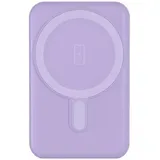 Bigben Connected MS10WPB5000MAHLV, 5000 mAh, Kabelloses Aufladen, Violett - Violett