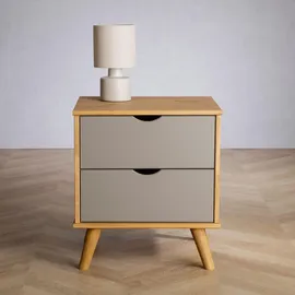 Idimex Nachtschrank Colima 50 x 46 x 40 cm Grau