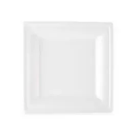Franz Mensch NATUREStar Bio Teller, quadratisch | 1 Packung, = 50 Stück, 20 x 20 cm, Zuckerrohrteller, Einwegteller
