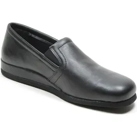 ROHDE Viborg 6402 Herren Schuhe Hausschuhe Leder, Größe:42 EU, Farbe:Schwarz